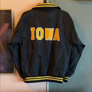 Vintage Pullover Half Zip IOWA Windbreaker